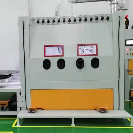 高效生產，從箱體手動噴砂機開始，提升零部件質量